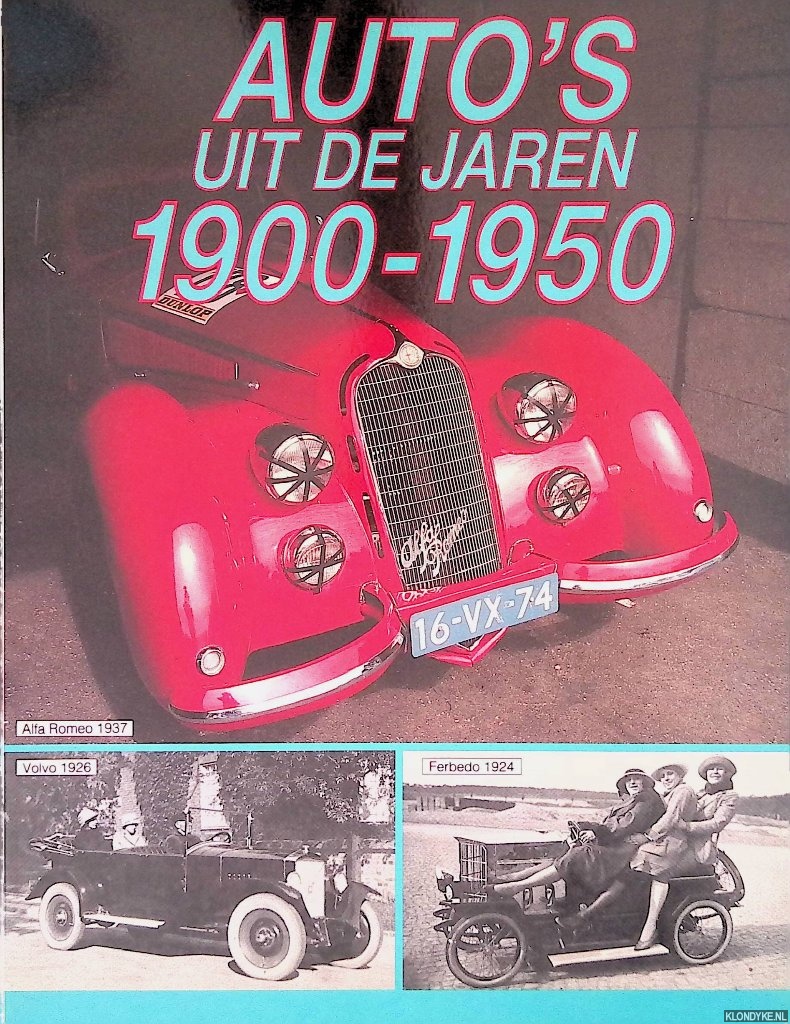 Hilsum, Marja (vertaling) - Auto's uit de jaren 1900-1950