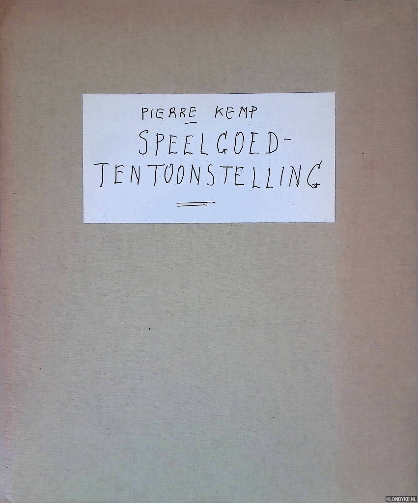 Kemp, Pierre - Speelgoedtentoonstelling