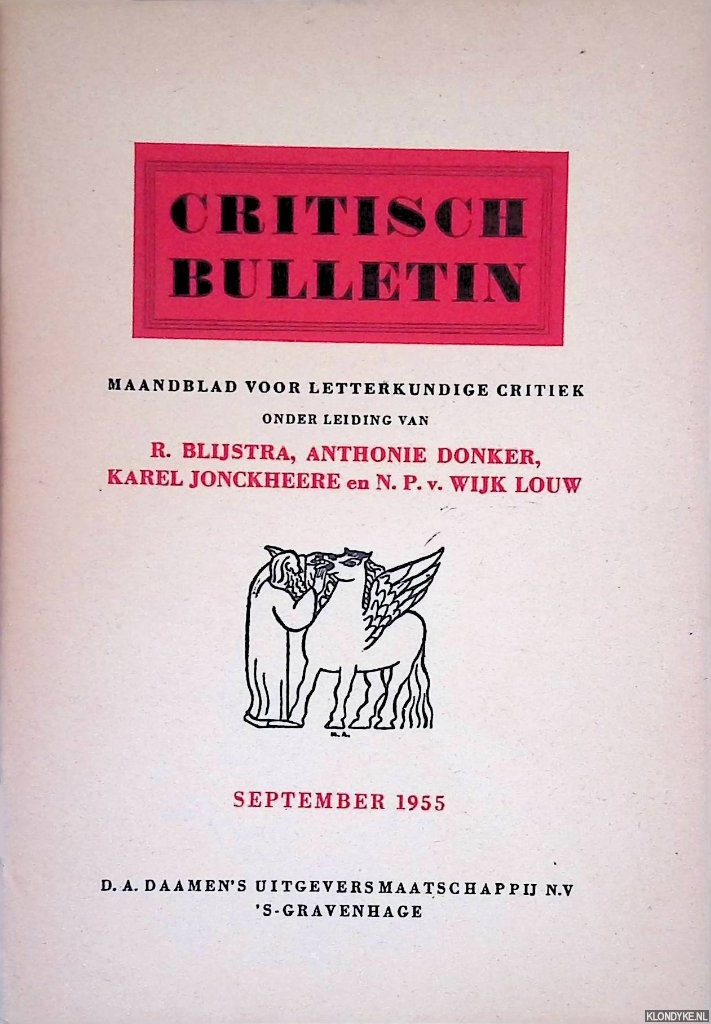Blijstra, R. - Critisch Bulletin