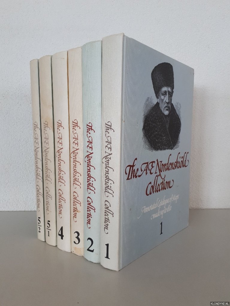Mickwitz, Ann-Mari & Leena Miekkavaara, Leena (compilers) - The A.E. Nordenskild Collection in the Helsinki University Library: Annotated Catalogue of Maps made up to 1800 (5 volumes in 6 books)