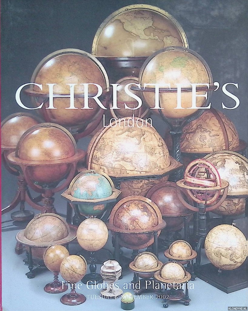 Christie's London - Fine Globes and Planetaria: Tuesday 5 November 2002
