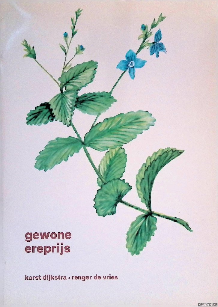 Dijkstra, Karst & Renger de Vries - Gewone Ereprijs *GESIGNEERD*