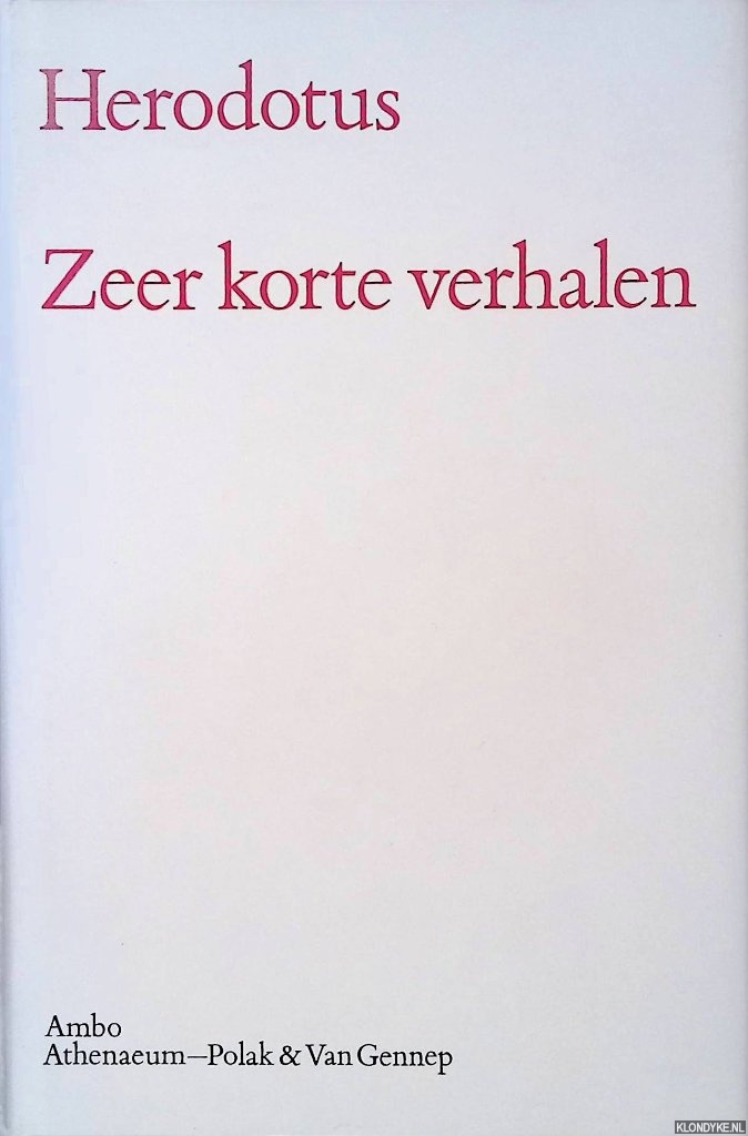 Herodotus - Zeer korte verhalen