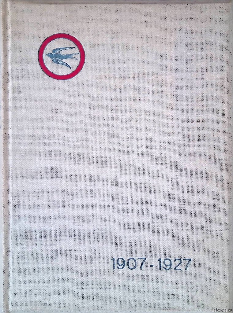 Lotsy, K.J.J. (voorwoord) - Gedenkboek ter gelegenheid van het 20-jarig bestaan der Algemeene Nederlandsche Voetbalvereeniging 'De Zwaluwen' 1907-1927