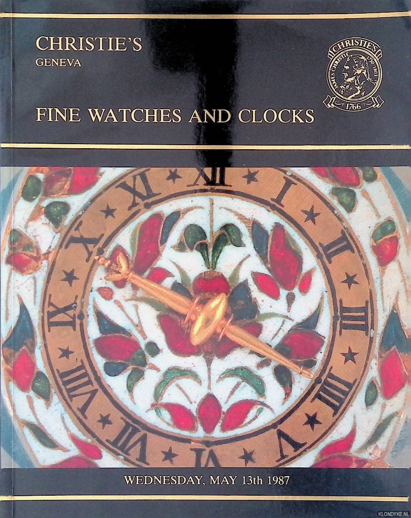 Christie's - Fine Watches and Clocks, Wednesday, May 13th 1987