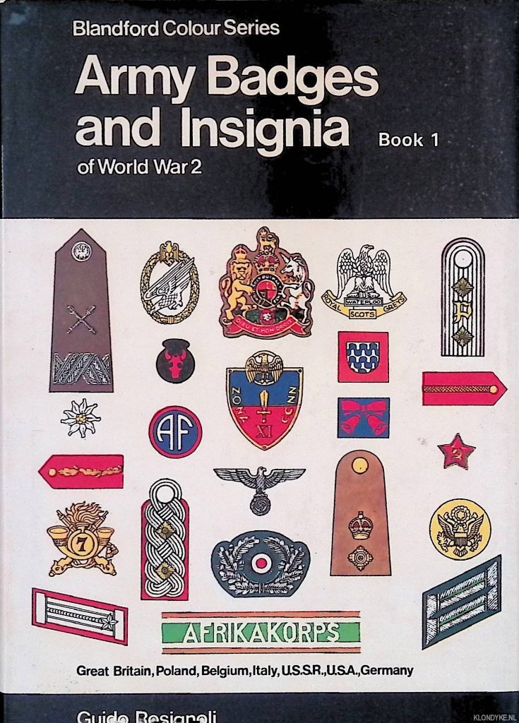 Rosignoli, Guido - Army Badges and Insignia of World War 2: Book 1