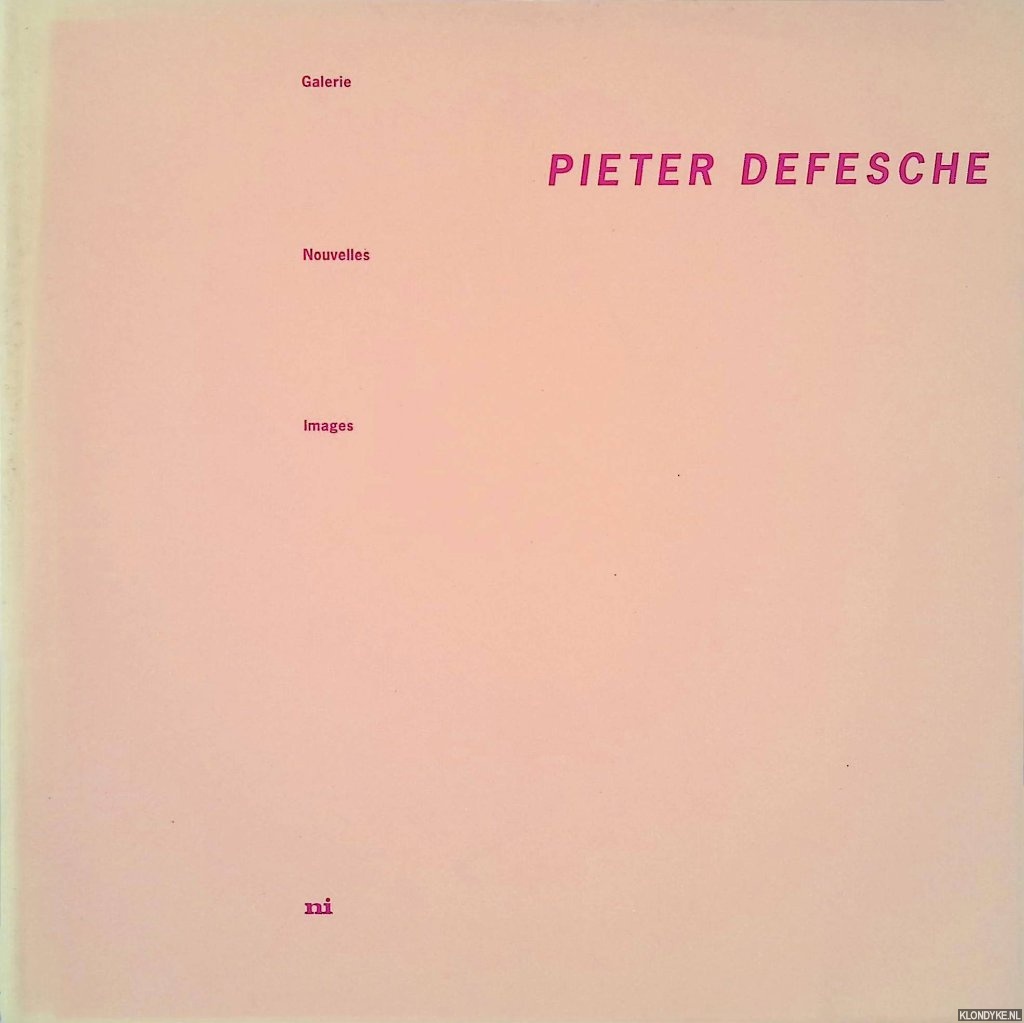 Warmerdam, Mart. - Pieter Defesche