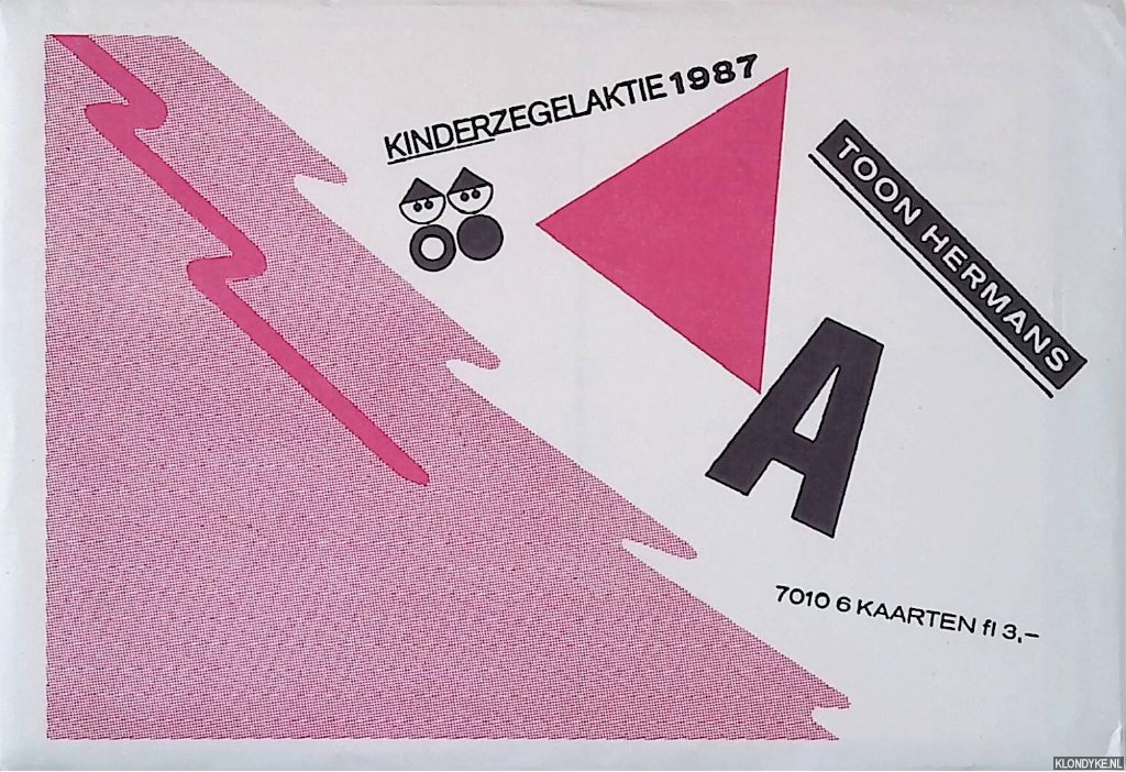 Hermans, Toon - Kinderzegelaktie 1987: 6 kaarten met gedichten van Toon Hermans