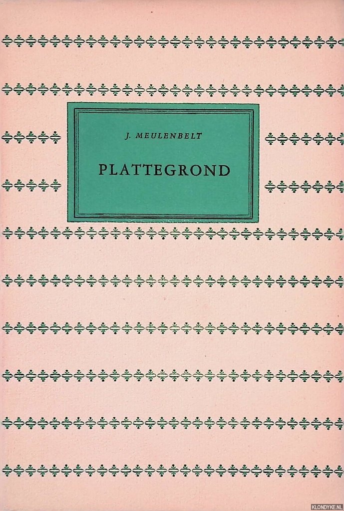 Meulenbelt, J. - Plattegrond