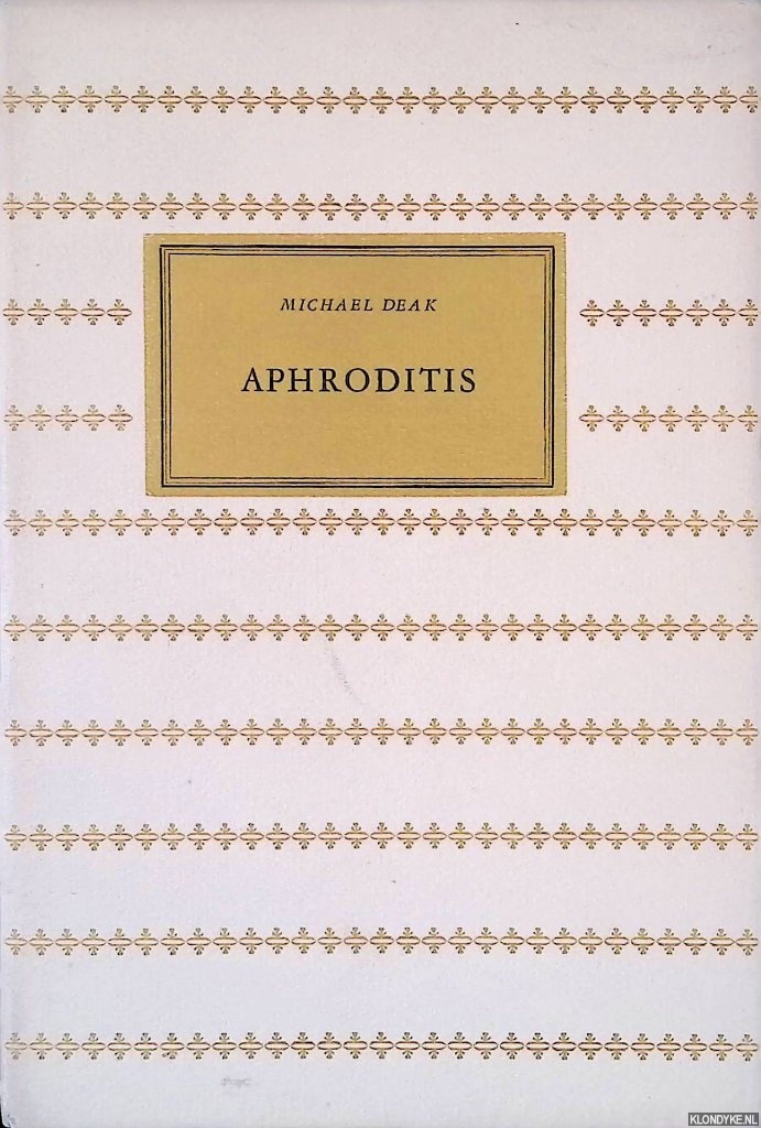 Deak, Michael - Aphroditis: gedichten