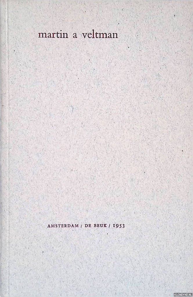Veltman, Martin A. - Martin A. Veltman