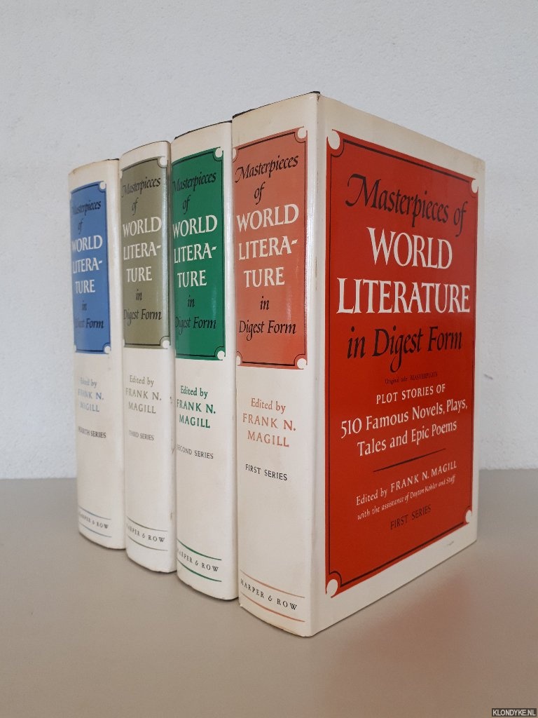 Magill, Frank N. - Masterpieces of World Literature in Digest Form (4 volumes)