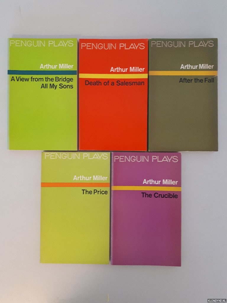 Miller, Arthur - 5x Penguin Plays: 1) The Crucible; 2) The Price; 3) After the Fall; 4) Death of a Salesman; 5) A View from the Bridge; All My Sons