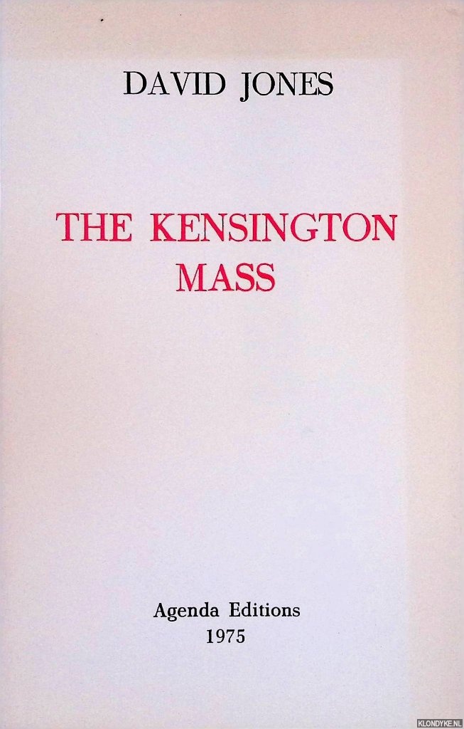 Jones, David - The Kensington Mass
