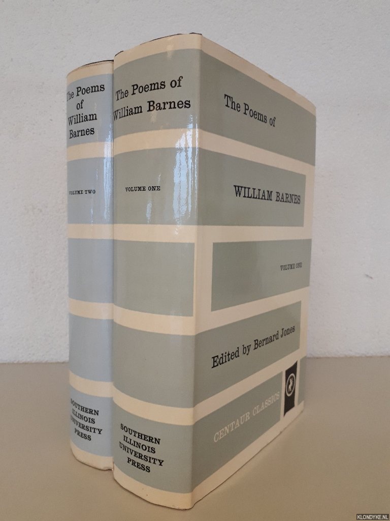 Barnes, William & Bernard Jones (editor) - The Poems of William Barnes (2 volumes)