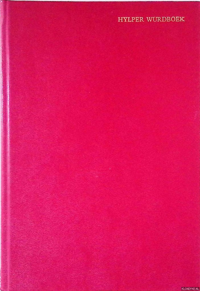 Blom, Gosse (gearstald troch) - Hylper wurdboek