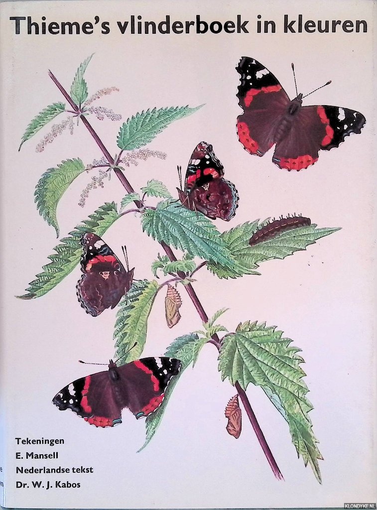 Kabos, W.J. & E. Mansell - Thieme's vlinderboek in kleuren