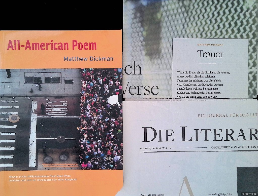 Dickman, Matthew - All-American Poem