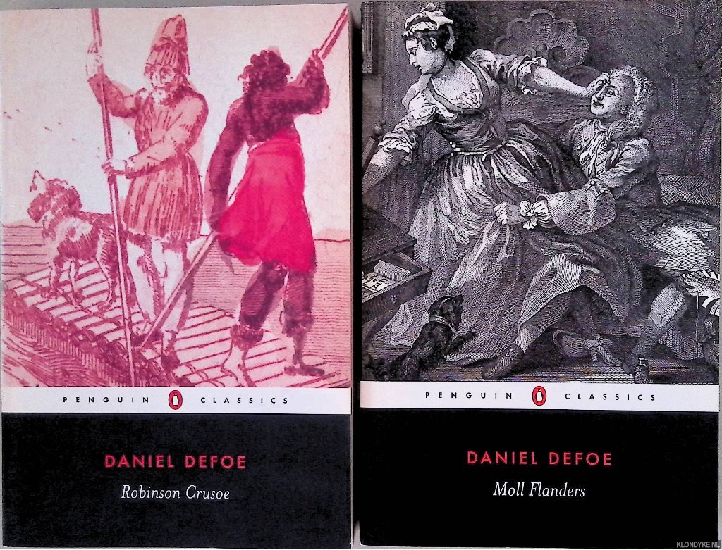 Defoe, Daniel - Robinson Crusoe; Moll Flanders (2 volumes)