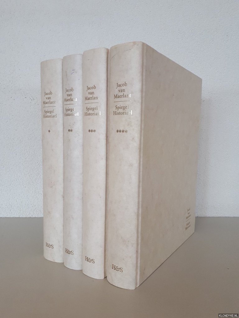 Utenbroeke, Philip & Lodewijc van Velthem - Jacob van Maerlants Spiegel historiael met de fragmenten der later toegevoegde delen (4 delen)