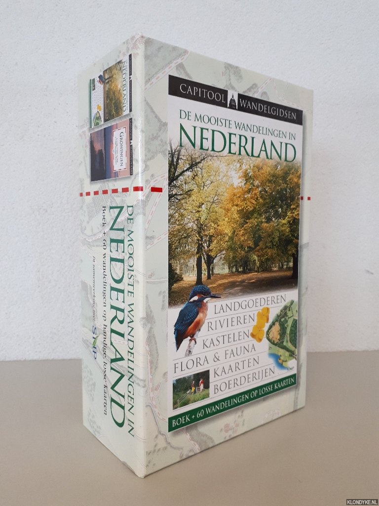 Dekkers, Manuel & Marian Kingma - Capitool wandelgidsen: de mooiste wandelingen in Nederland - Boek + 60 wandelingen op losse kaarten