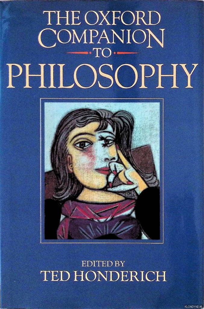 Honderich, Ted (editor) - The Oxford Companion to Philosophy