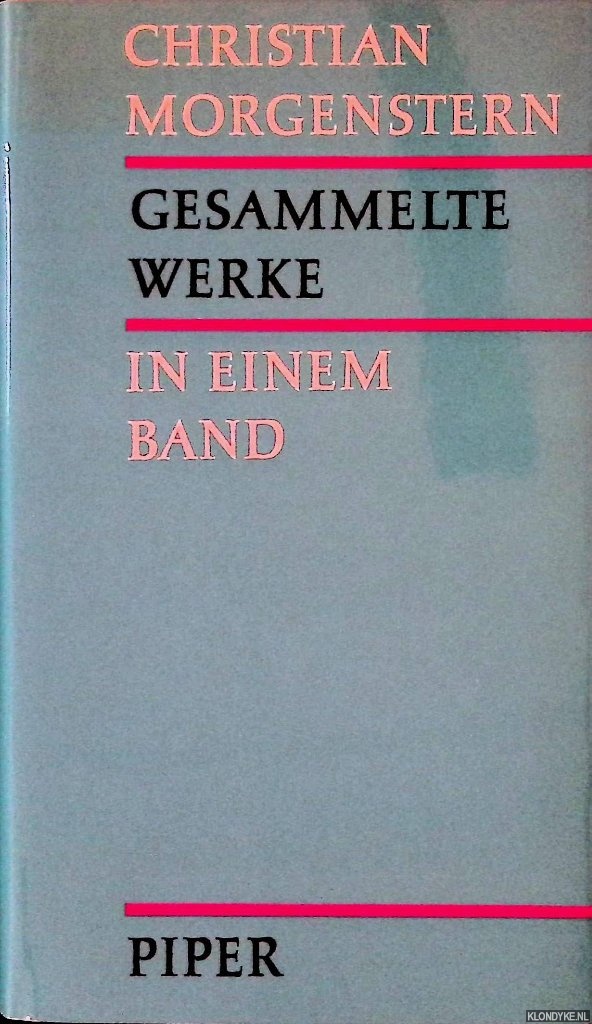 Morgenstern, Christian - Gesammelte Werke in einem Band