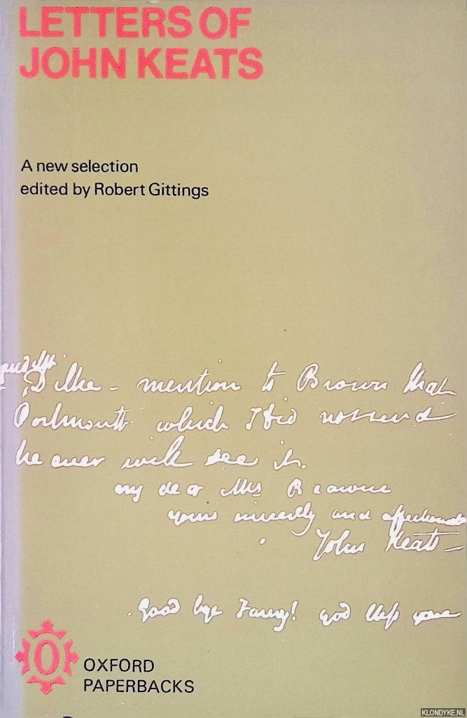 Keats, John - Letters of John Keats: a Selection