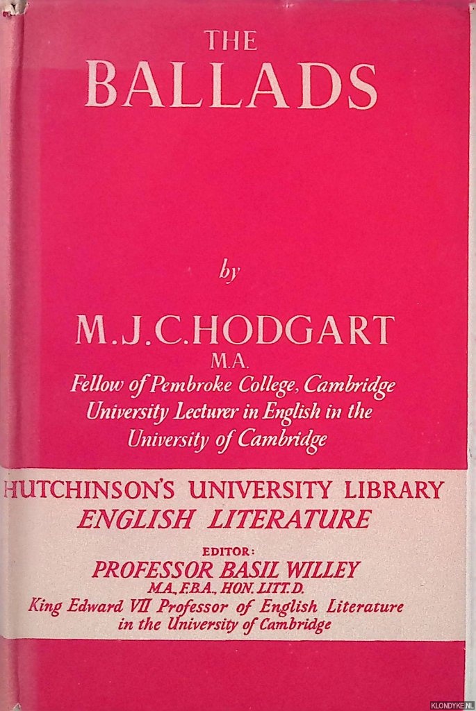Hodgart, M.J.C. - The Ballads