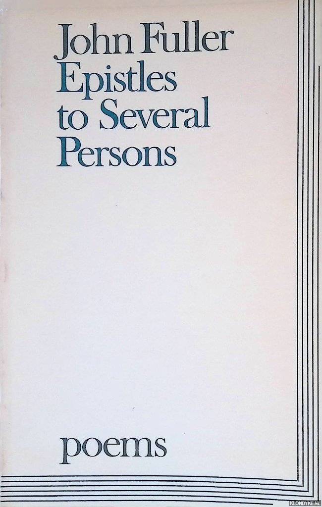 Fuller, John - Epistles to Several Persons