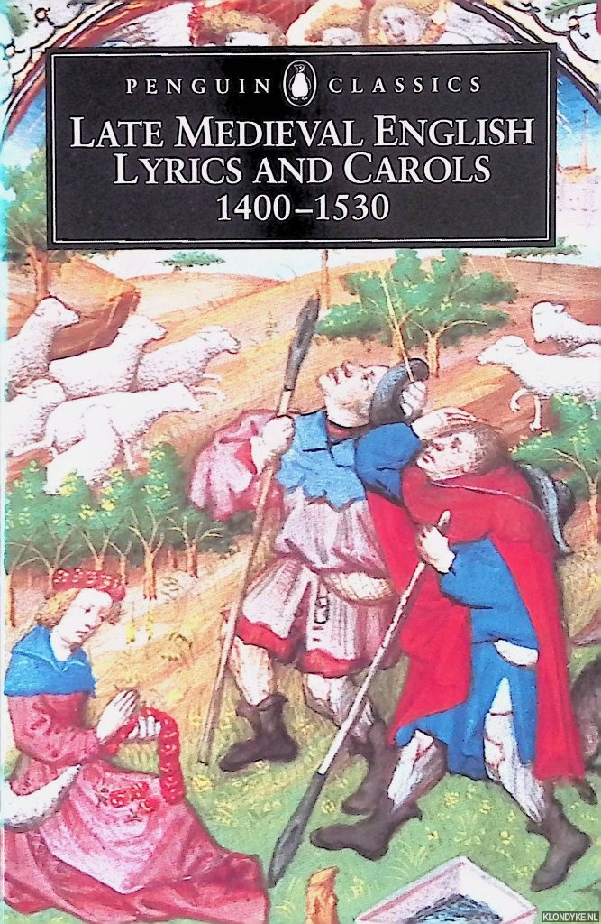 Duncan, Thomas G. (editor) - Late Medieval English Lyrics and Carols 1400-1530