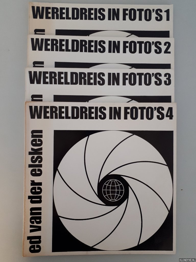 Elsken, Ed van der - Wereldreis in foto's (4 delen)