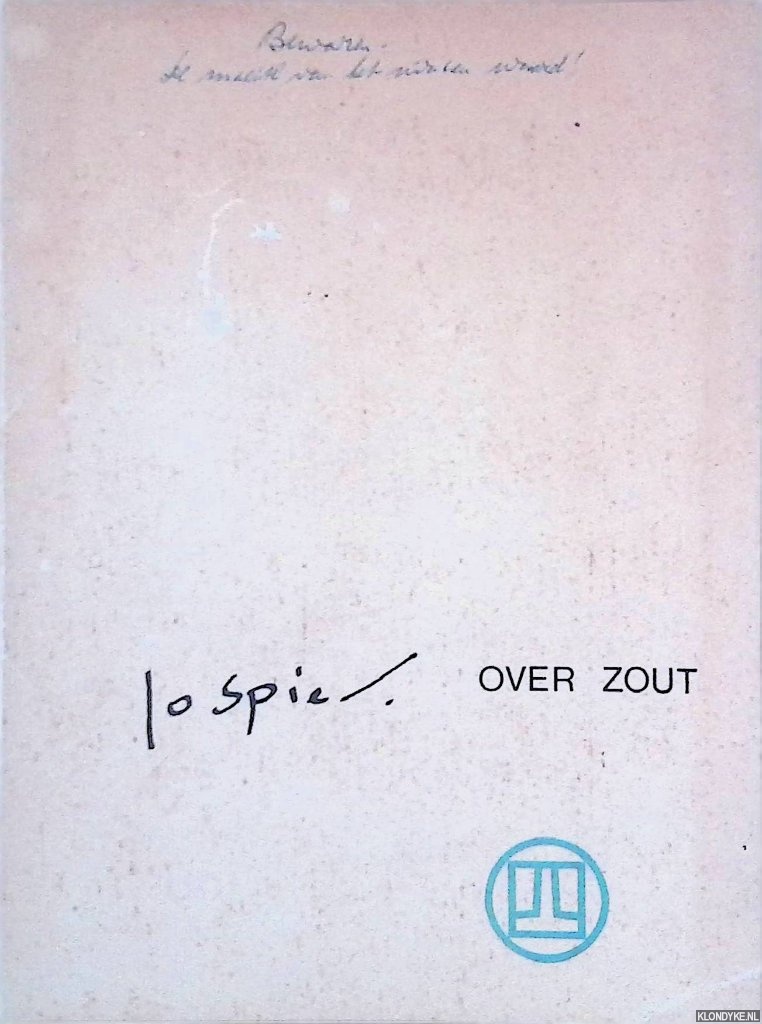Spier, Jo - Over zout