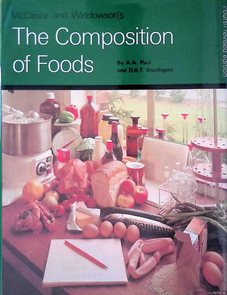 Paul, A.A. & D.A.T. Southgate - The Composition of Foods