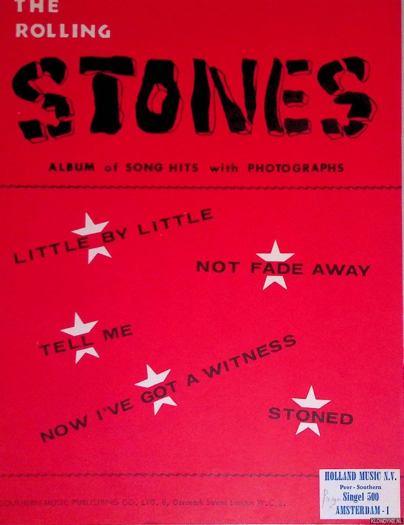 The Rolling Stones - The Rolling Stones: Album of Song Hits with Photographs