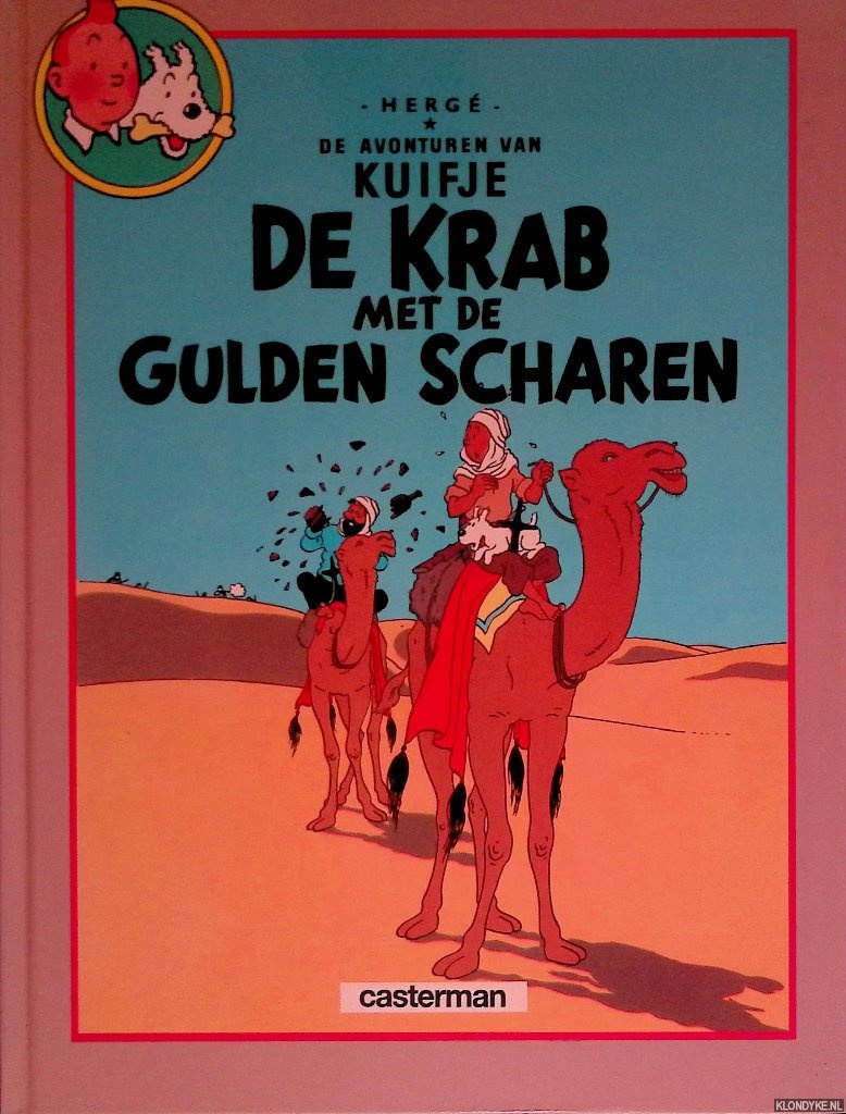 Herg - De krab met de gulden scharen gevolgd door Kuifje en het zwarte goud