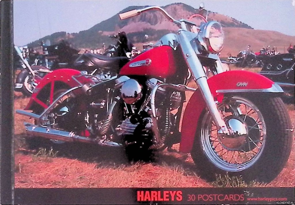 Postcard Book - Harleys: 30 postcards