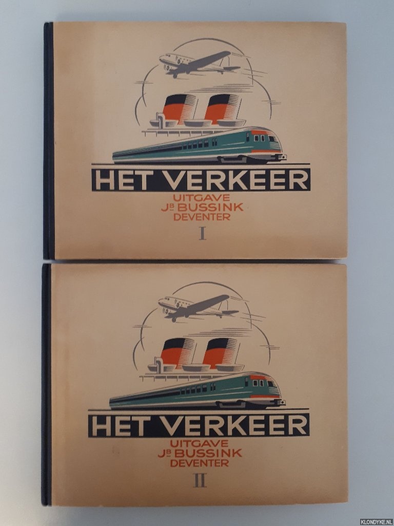 Nijland, G.J. - Het verkeer: plaatjes en praatjes over de ontwikkeling vn het verkeer zoo te land, te water als in de lucht (2 delen)