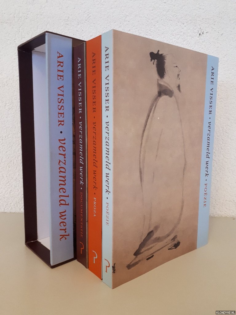 Visser, Arie - Verzameld werk: pozie, proza, documentatie (3 delen in box)