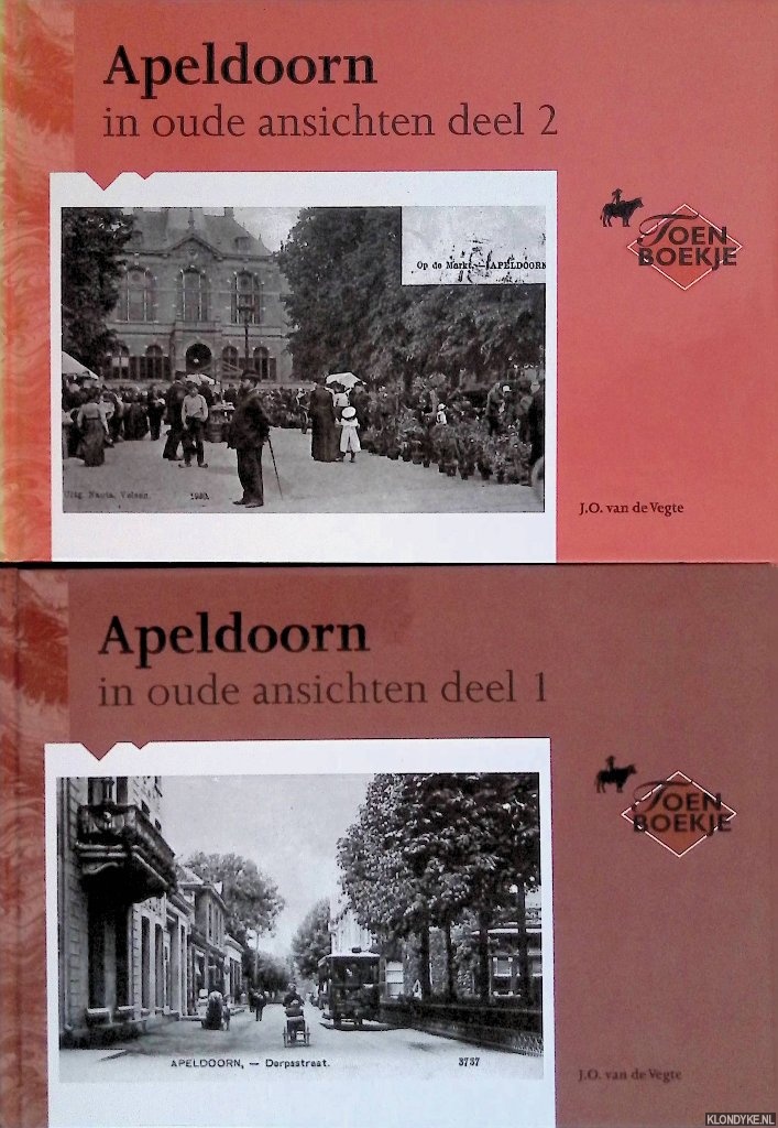 Vegte, J.O. van de - Apeldoorn in oude ansichten (2 delen)