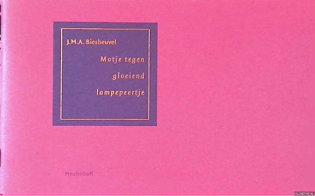 Biesheuvel, J. M. A. - Motje tegen gloeiend lampepeertje: verhalen