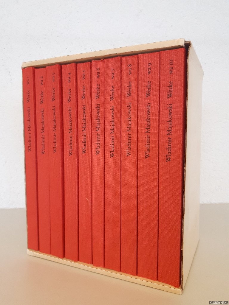 Majakowski, Wladimir & Leonhard Kossuth (editor) & Hugo Huppert (translation) - Werke: Werkausgabe edition Suhrkamp in zehn Bnden (10 volumes)