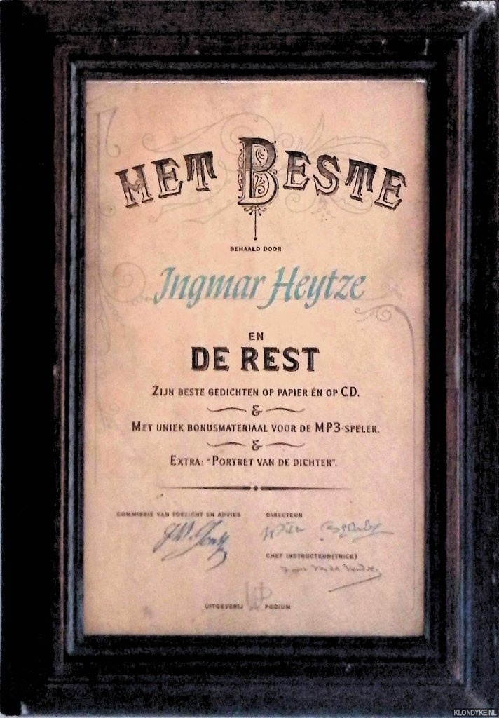 Heytze, Ingmar - Het beste en de rest + CD
