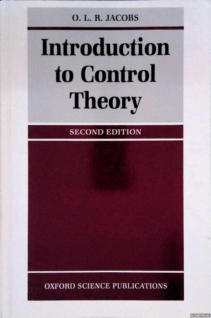Jacobs, O. L. R. - Introduction to Control Theory - 2nd edition