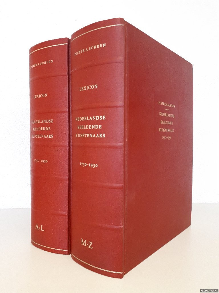 Scheen, Pieter A. - Lexicon Nederlandse Beeldende Kunstenaars 1750-1950 (2 delen)