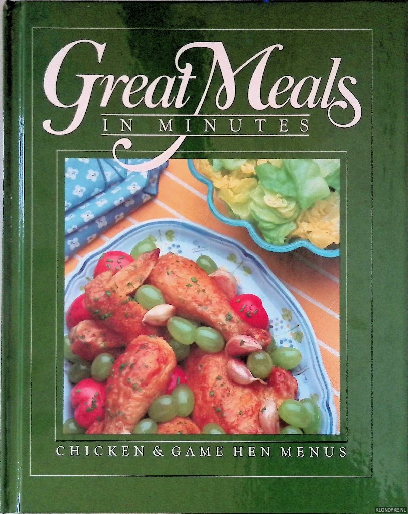 Tomkievicz , Shirley (editor) - Chicken and Game Hen Menus