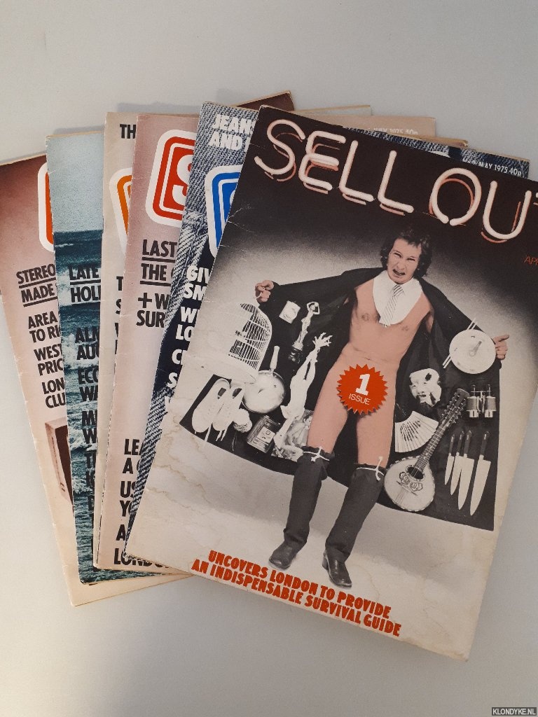 Street-Porter, Janet (editor) - Sell Out: April-September 1975 (6 issues)