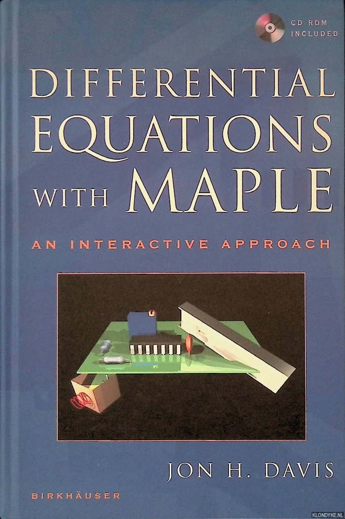 Davis, Jon - Differential Equations With Maple: An Interactive Approach (Book + CD Rom)
