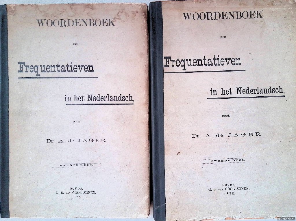 Jager, A. de - Woordenboek frequentatieven in het Nederlandsch