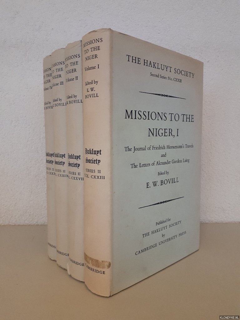 Bovill, E.W. - Missions to the Niger (4 volumes)